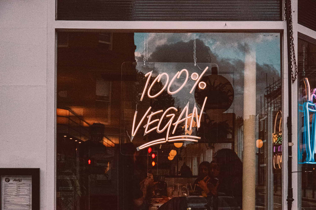 veganism_vegan cafe pic_100% vegan signage_blog_2