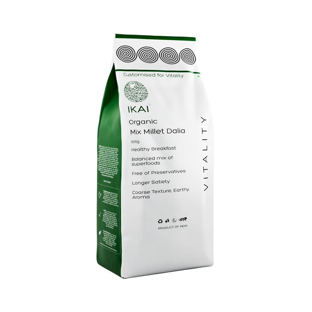 IKAI-Organic-Mix-Millet-Dalia-Pack-On-White-Background