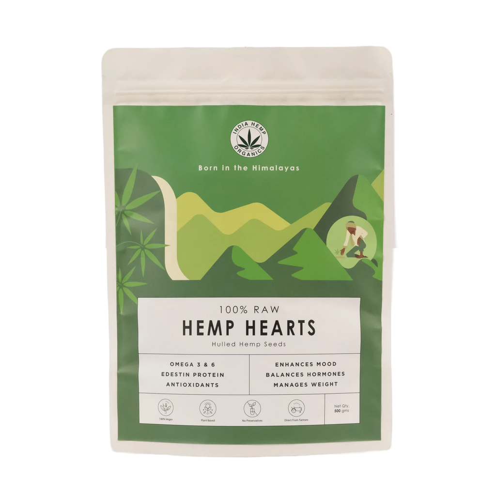 India Hemp Organics - Hemp Hearts 500g-F