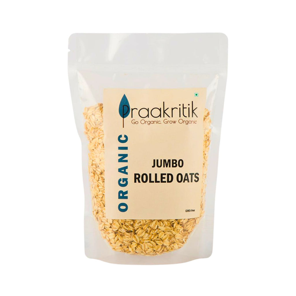 praakritik_organic_jumbo_rolled_oats_500g_pack_front