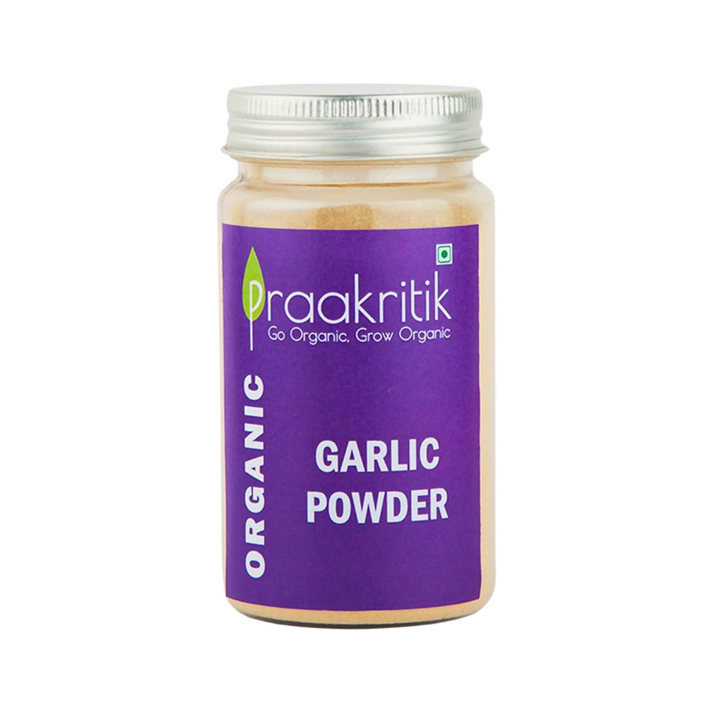 praakritik_organic_garlic_powder_100g_bottle_front