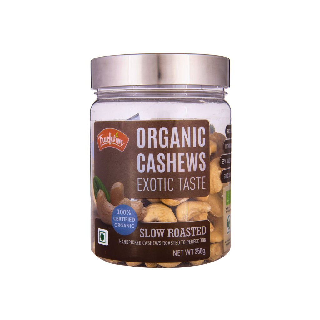 truefarm_organic_cashews_roasted_250g_tin_front