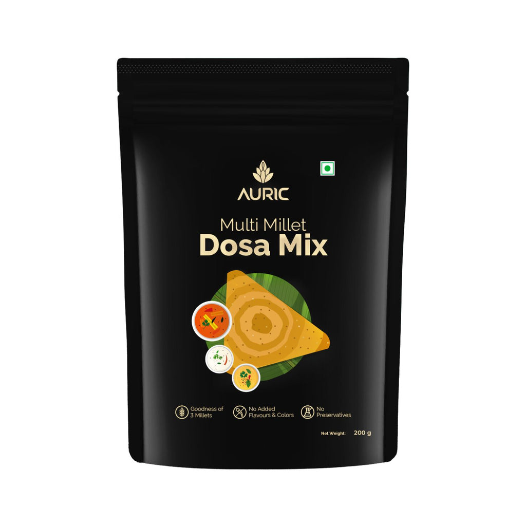 Auric_Multi_Millet_Dosa_Mix_200g_Pack_Front