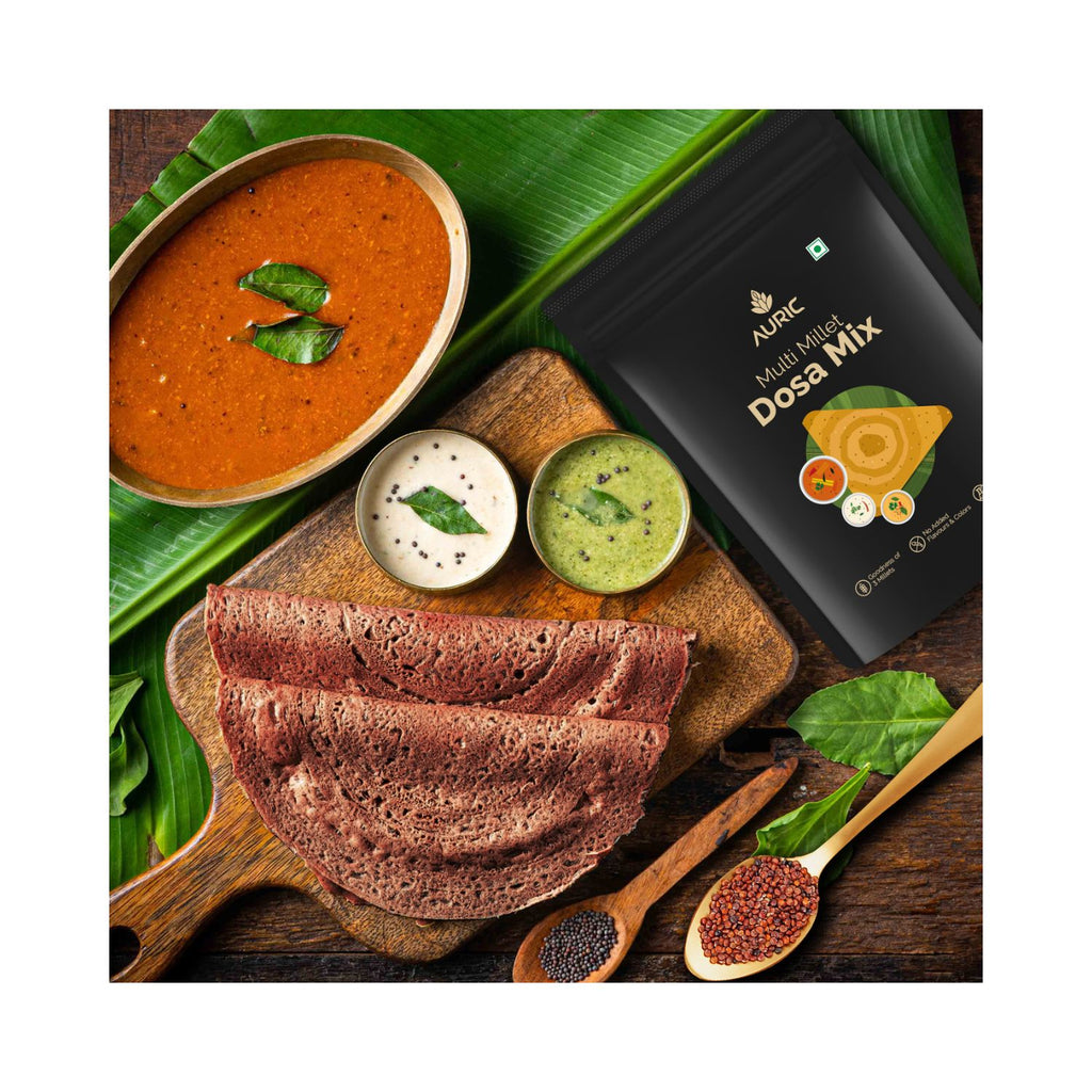 Auric_Multi_Millet_Dosa_Mix_200g_Plated