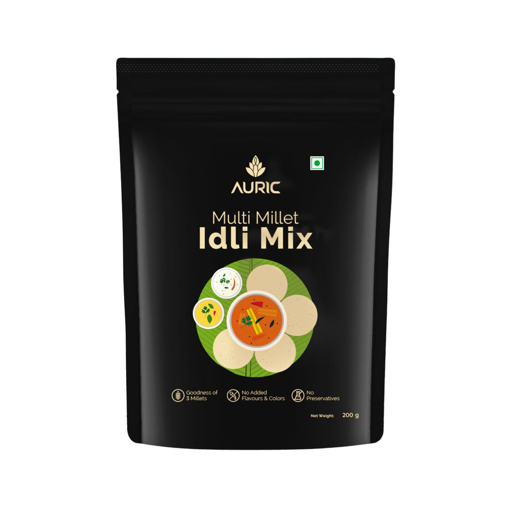 Auric_Multi_Millet_Idli_Mix_200g_Pack_Front