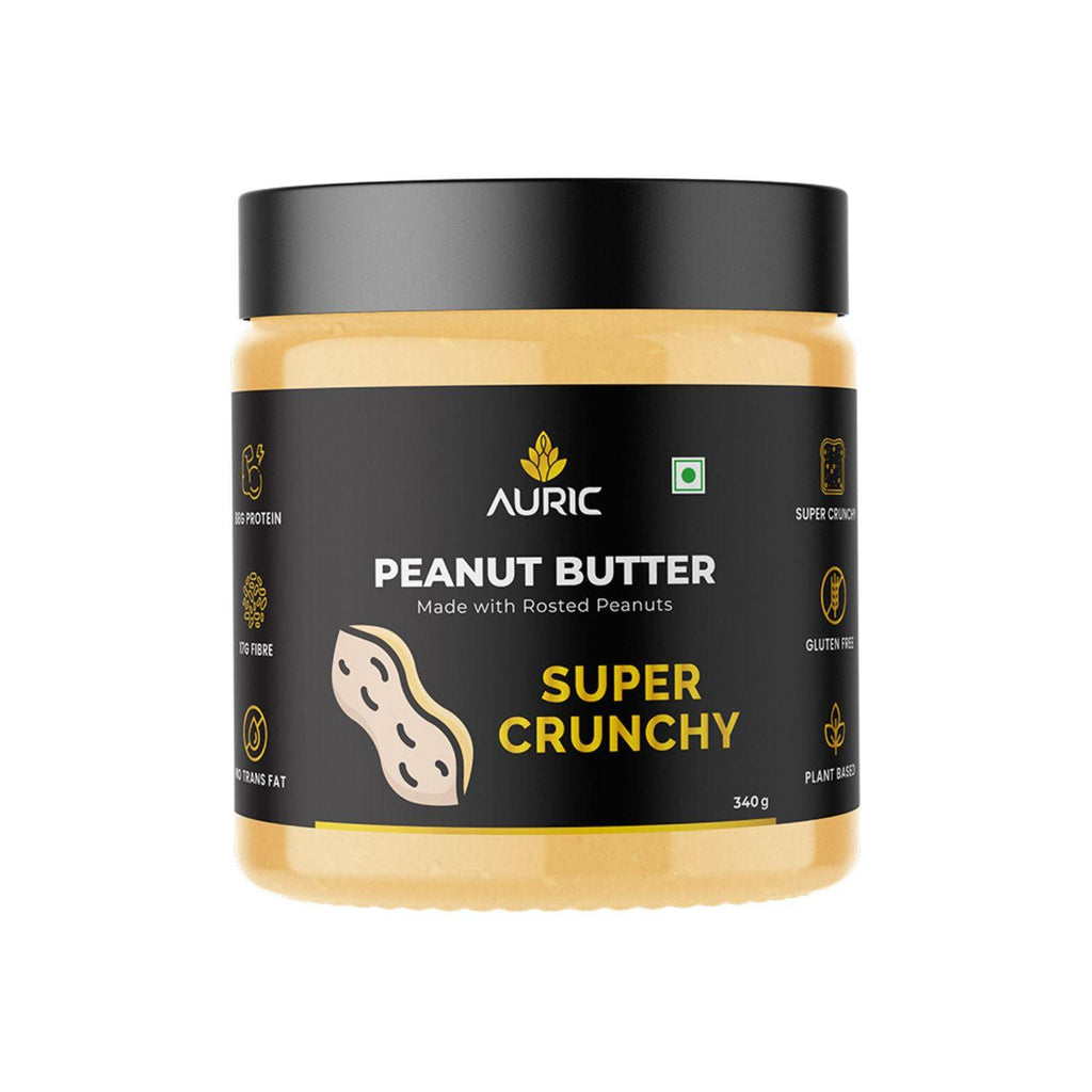 Auric_Peanut_Butter_Crunchy_340g_Jar_Front