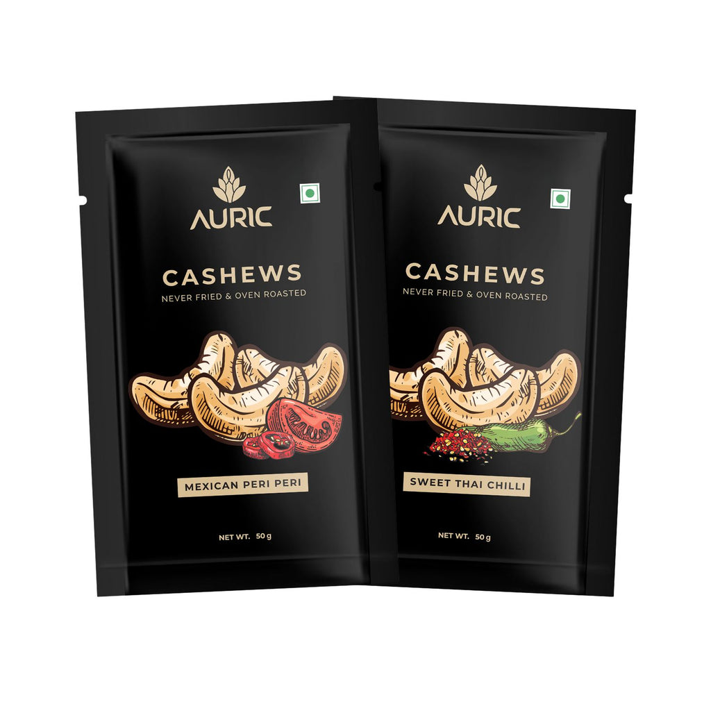 auric_crunchy_indian_cashews_kaju_sweet_thai_chilli___mexican_peri_peri_50g_each_pack_front