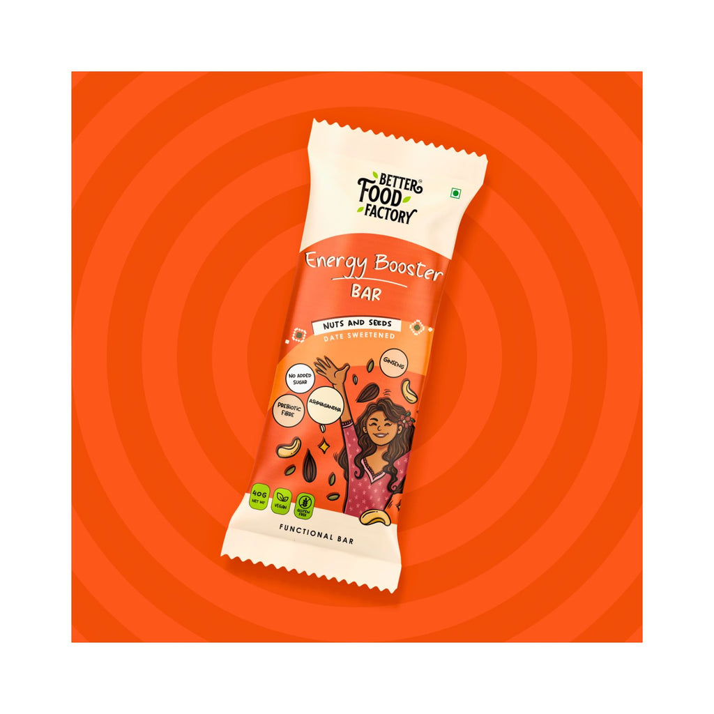 better_food_factory_energy_booster_bar_nuts_and_seeds_flavour_vegan_pack_of_8_pack_front_with_background