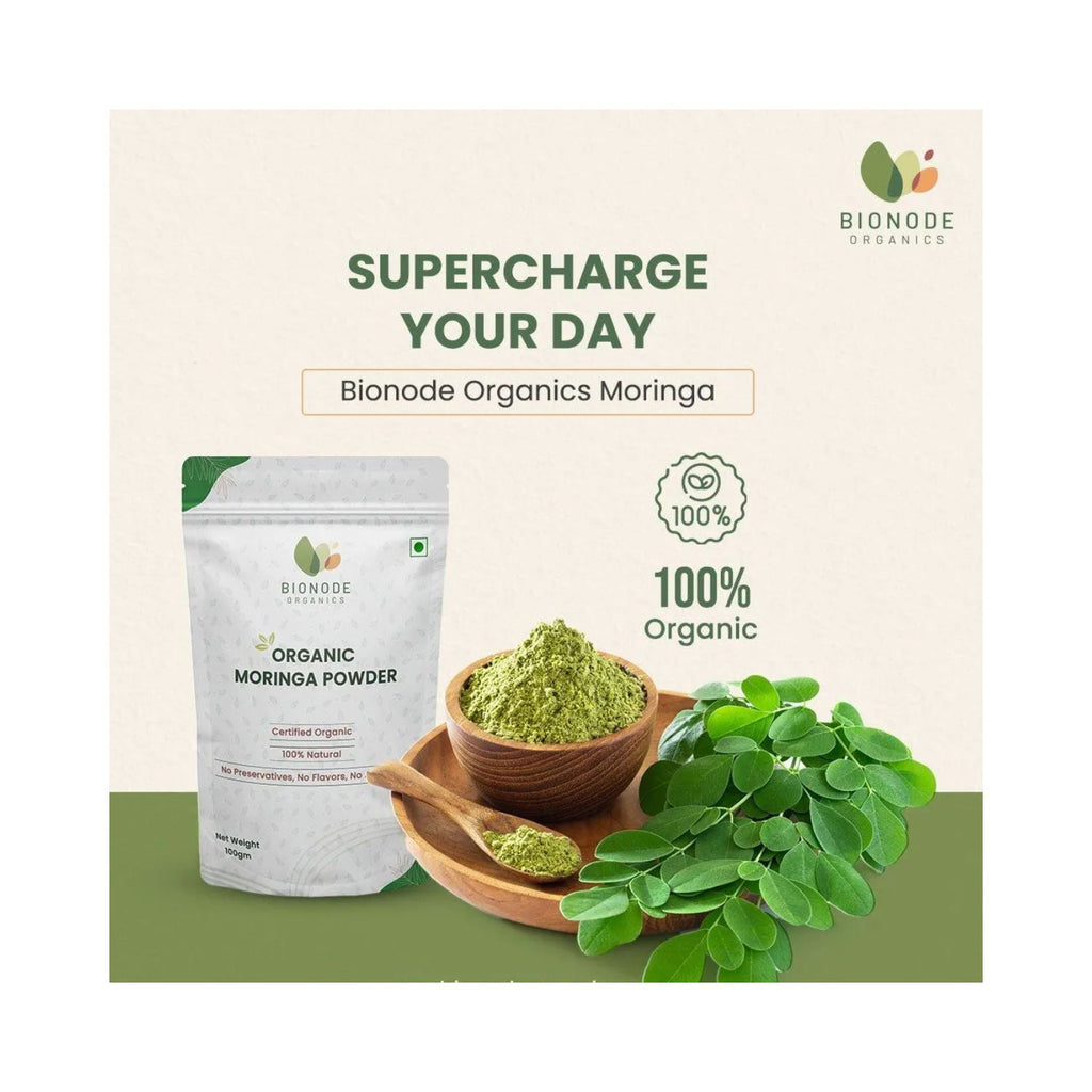 bionode_organics_moringa_powder_100g_pack_front_lifestyle