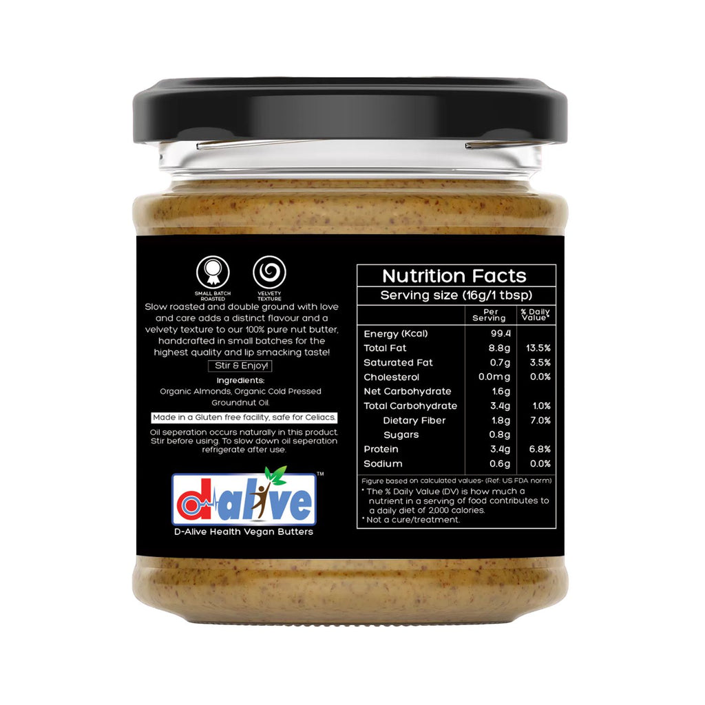 d-alive_organic_almond_butter_unsweetened_180g_jar_side