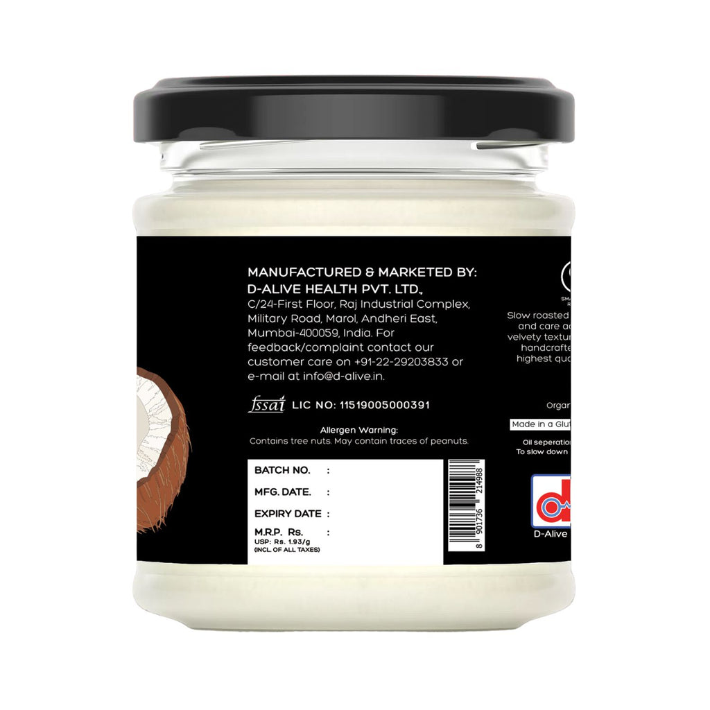 d-alive_organic_coconut_butter_unsweetened_180g_jar_back