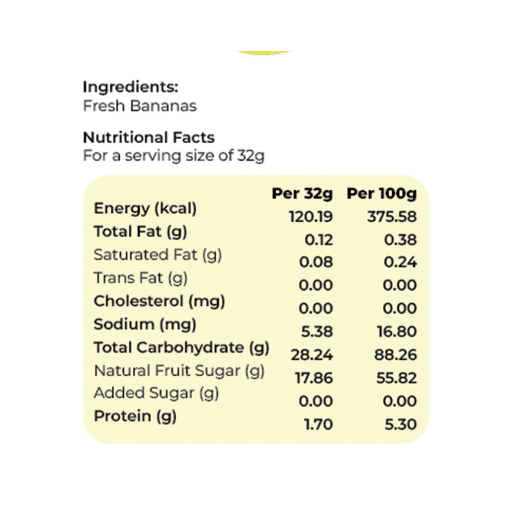 fresa_frootz_freeze_dried_banana_32g_pack_nutrition