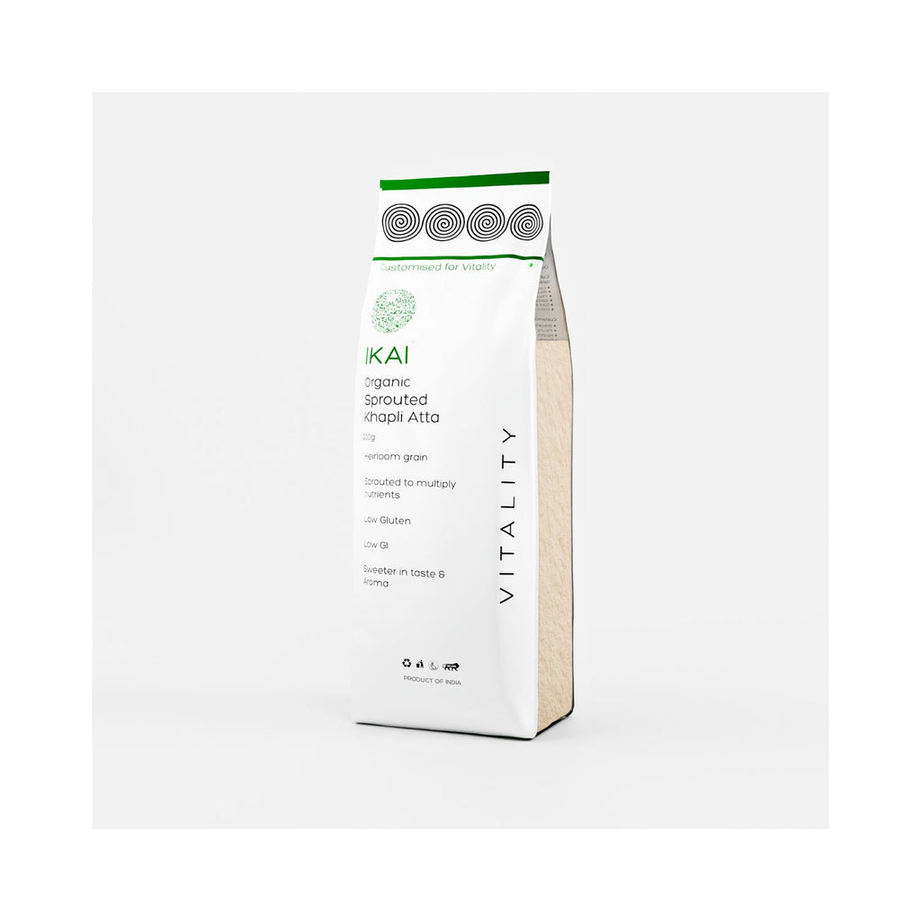 White package with green and black text on a white background