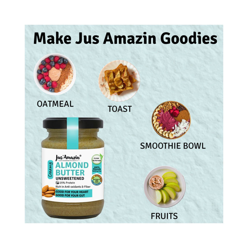 jus_amazin_creamy_almond_butter_unsweetened_25__protein_vegan_125g_jar_usage