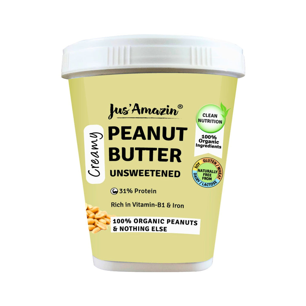 jus_amazin_creamy_organic_peanut_butter_unsweetened_31__protein_vegan_1kg_jar_front