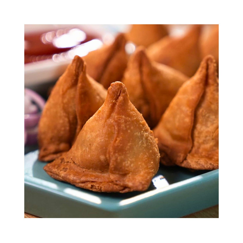 mighty_vegan_friendly_keema_samosa_pack_plated