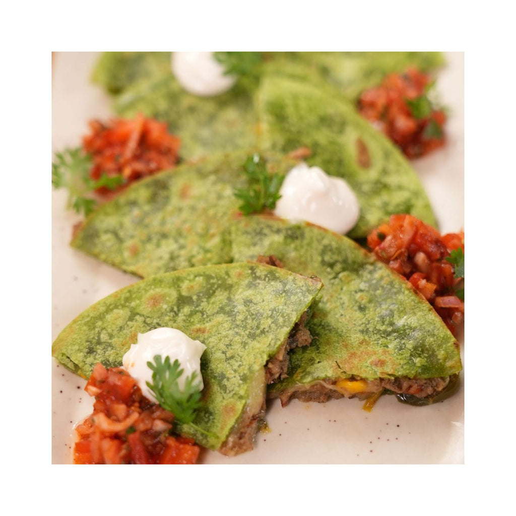 mighty_vegan_friendly_spinach_quesadilla_plated