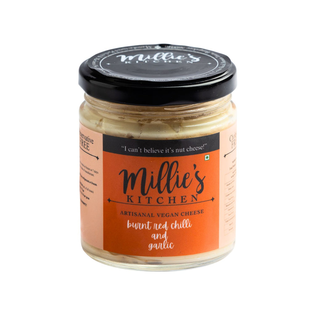 millie_s_kitchen_burnt_red_chilli_and_garlic_vegan_cheese_spread_175g_jar_front