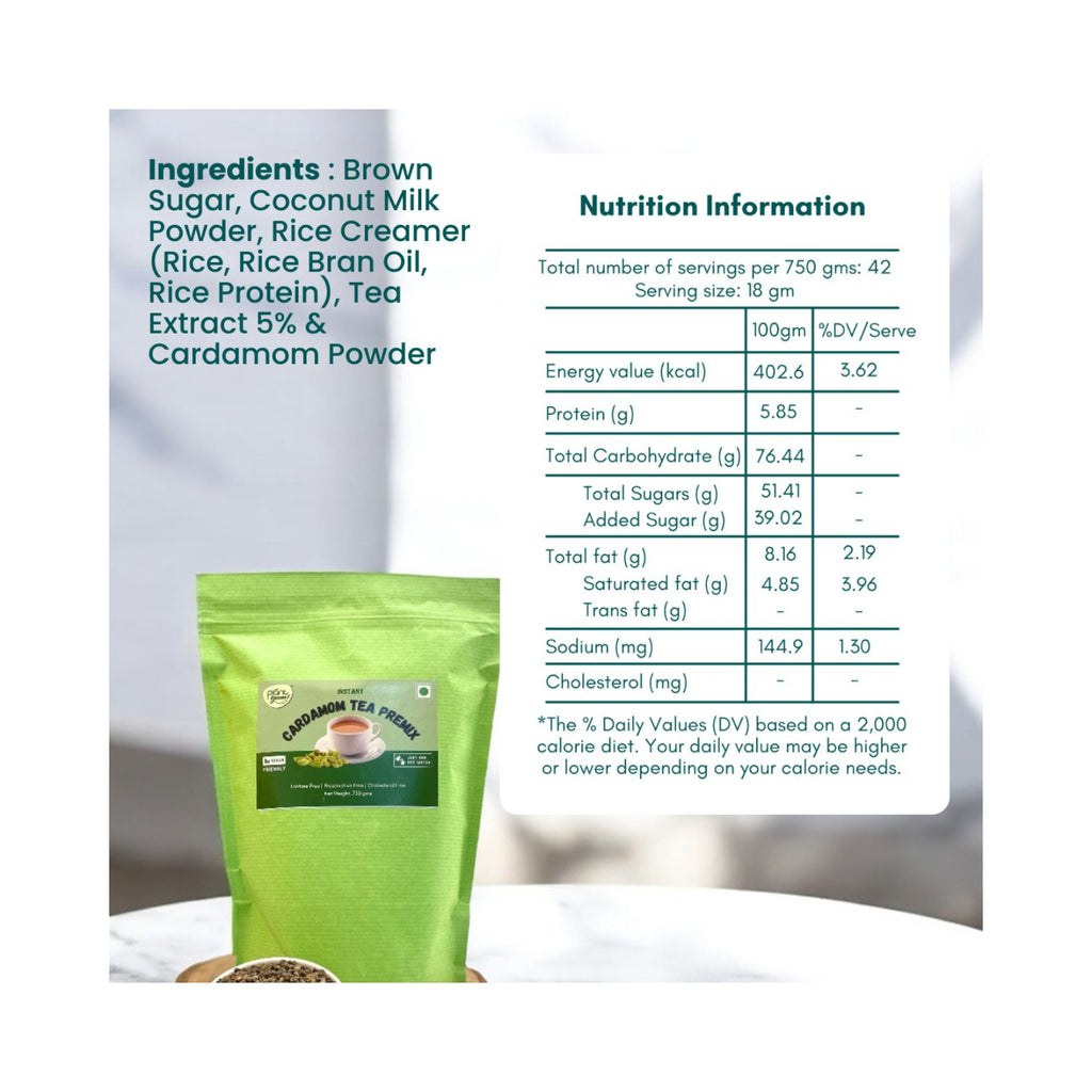 plant_yum_instant_cardamom_tea_premix_vegan_750g_pack_front_ingredients_nutrition