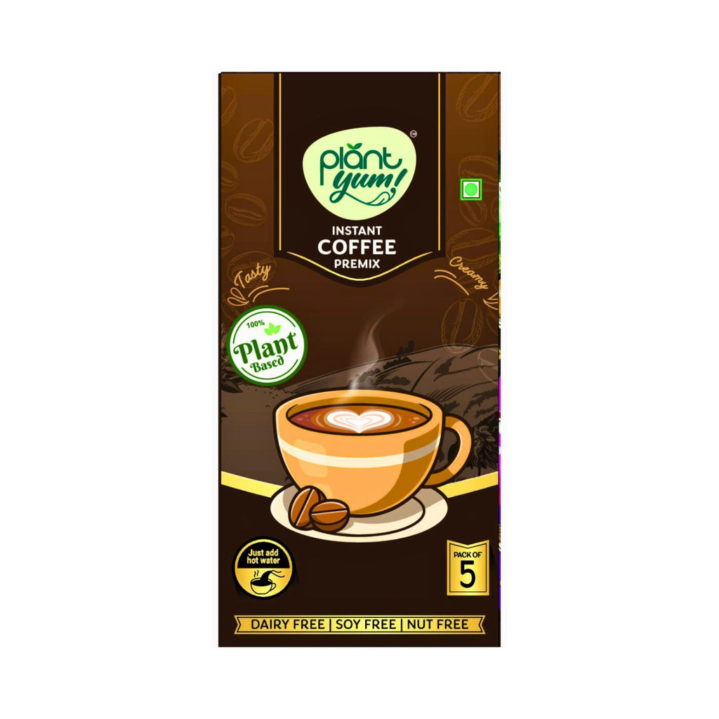 plant_yum_instant_coffee_premix_plant_based_pack_of_5_20g_100g_pack_front