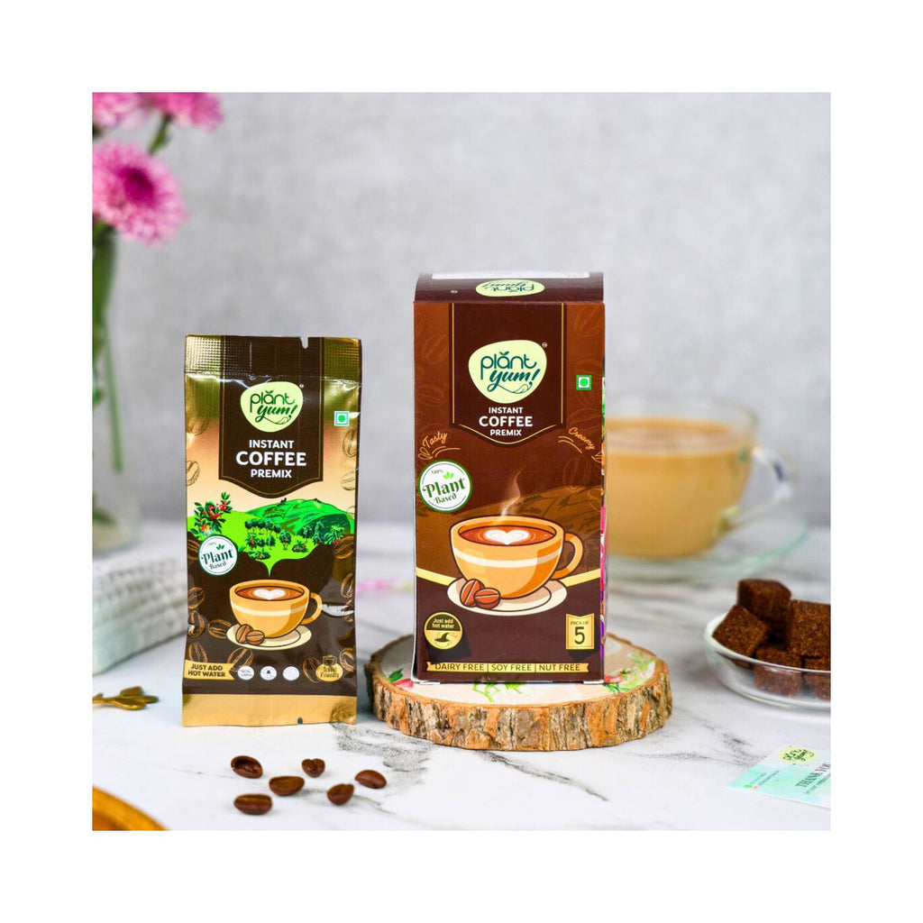 plant_yum_instant_coffee_premix_plant_based_pack_of_5_20g_100g_pack_front_lifestyle