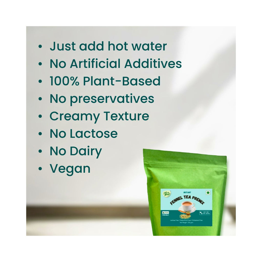plant_yum_instant_fennel_tea_premix_vegan_750g_pack_front_benefits