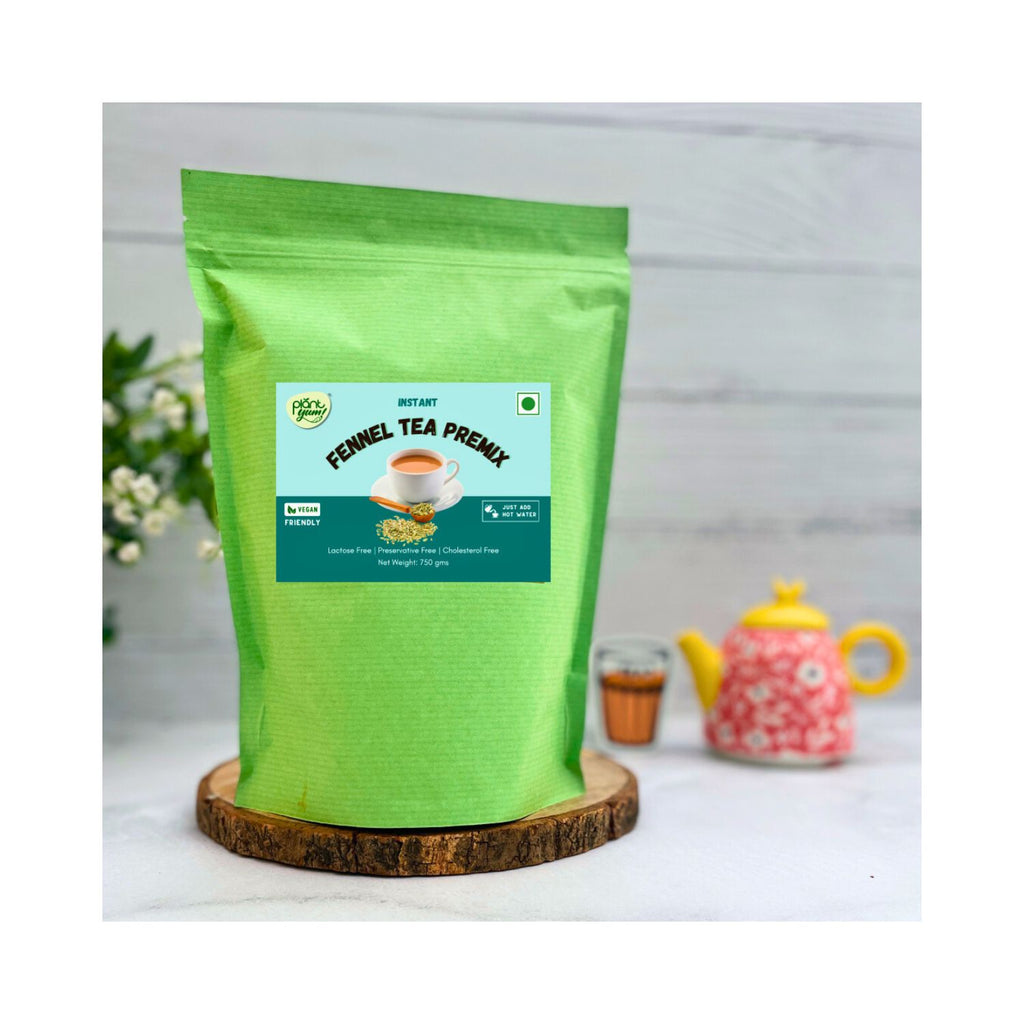plant_yum_instant_fennel_tea_premix_vegan_750g_pack_front_lifestyle