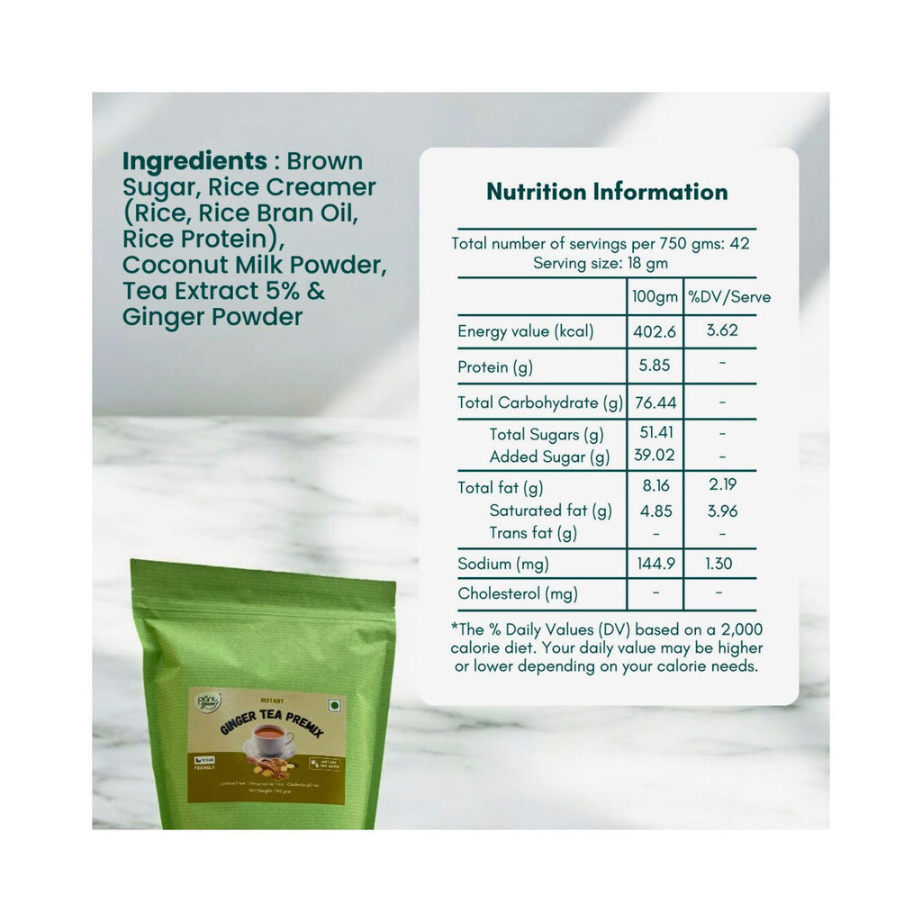 plant_yum_instant_ginger_tea_premix_vegan_750g_pack_front_ingredients_nutrition