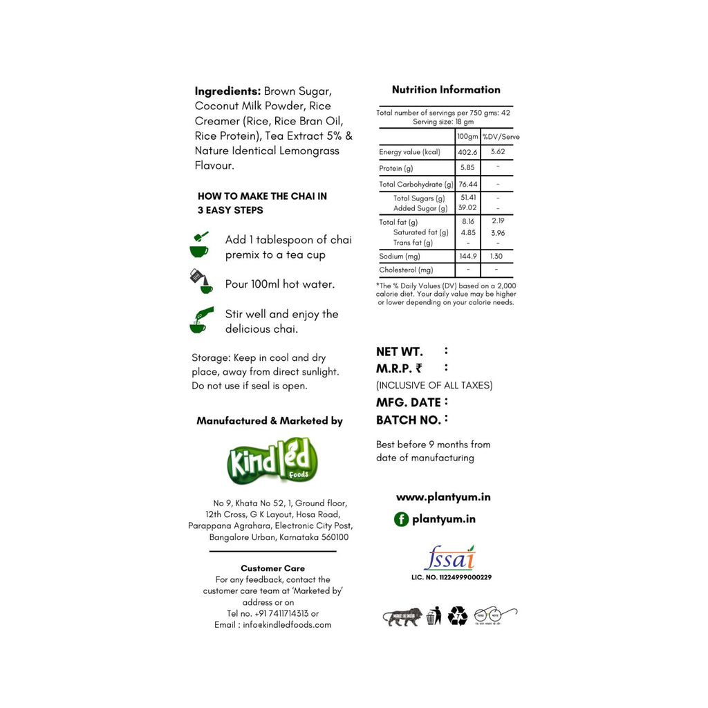 plant_yum_instant_lemongrass_tea_premix_vegan_750g_pack_back_label
