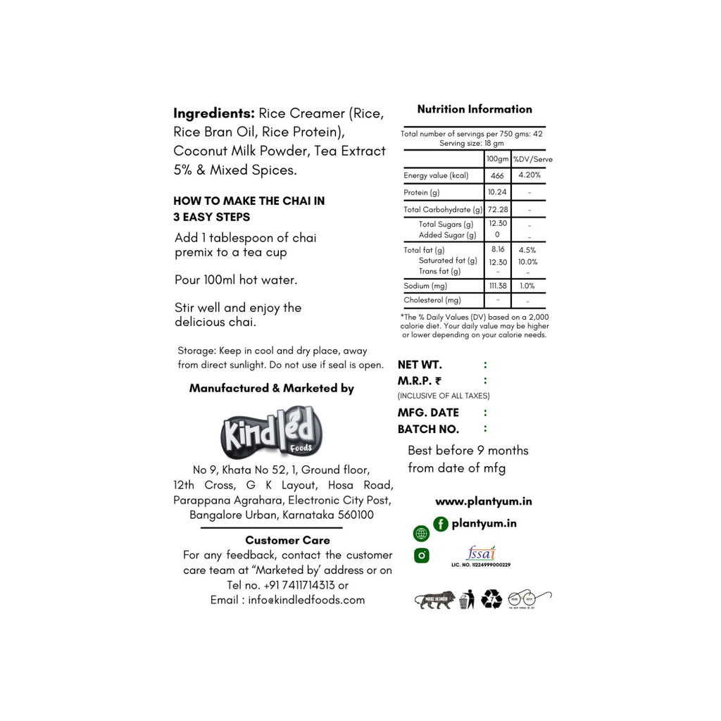 plant_yum_instant_masala_tea_premix_no_added_sugar_vegan_750g_pack_back_label