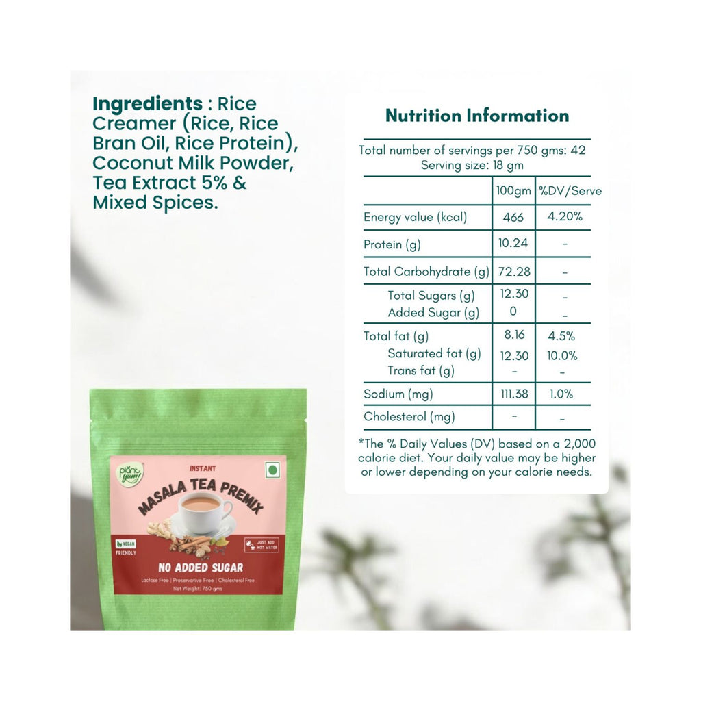 plant_yum_instant_masala_tea_premix_no_added_sugar_vegan_750g_pack_front_ingredients_nutrition