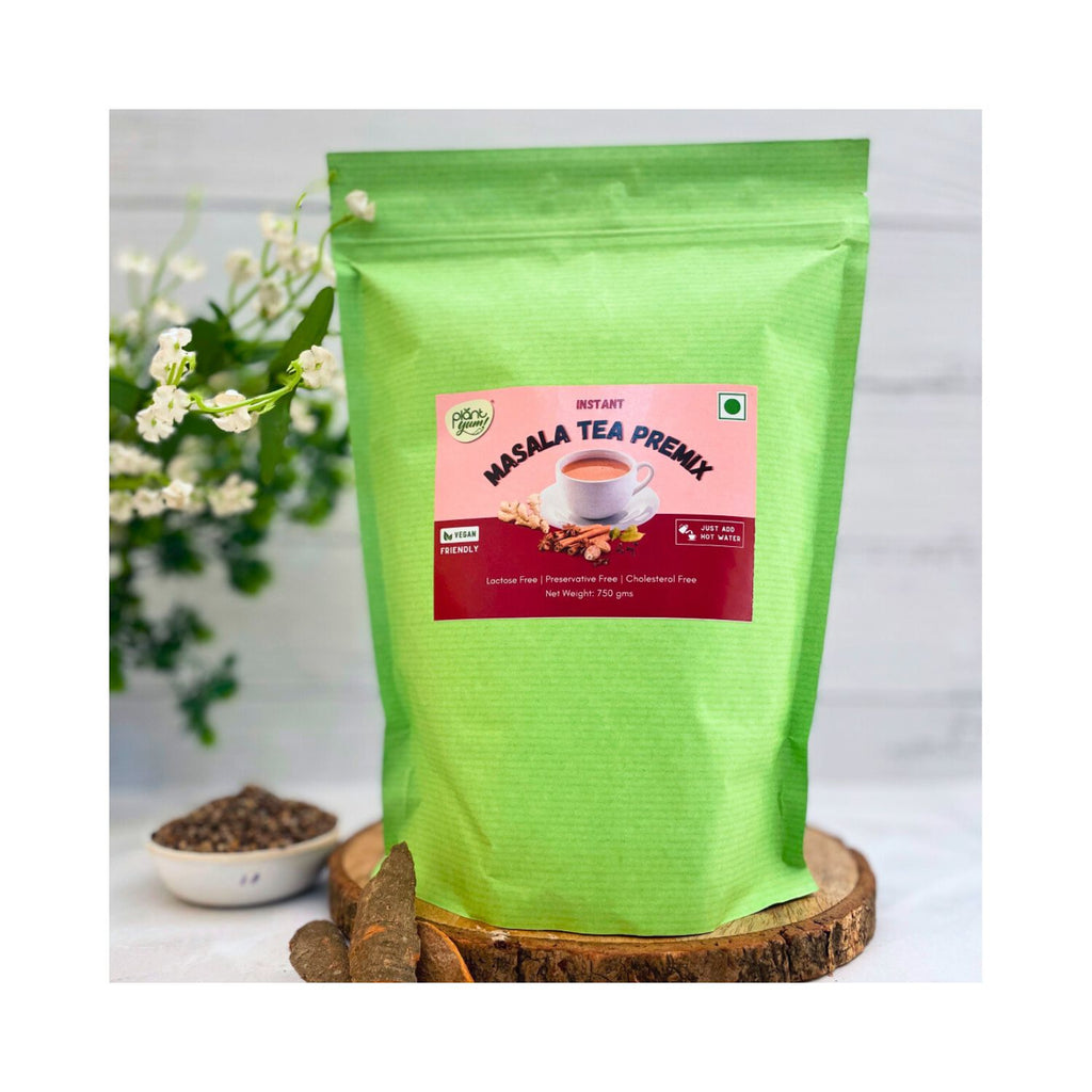 plant_yum_instant_masala_tea_premix_vegan_750g_pack_front_lifestyle