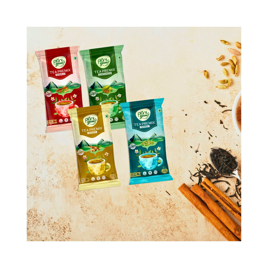 plant_yum_instant_tea_premix_assorted_masala_cardamom_ginger_fennel_18g_each_pack_front_lifestyle_2