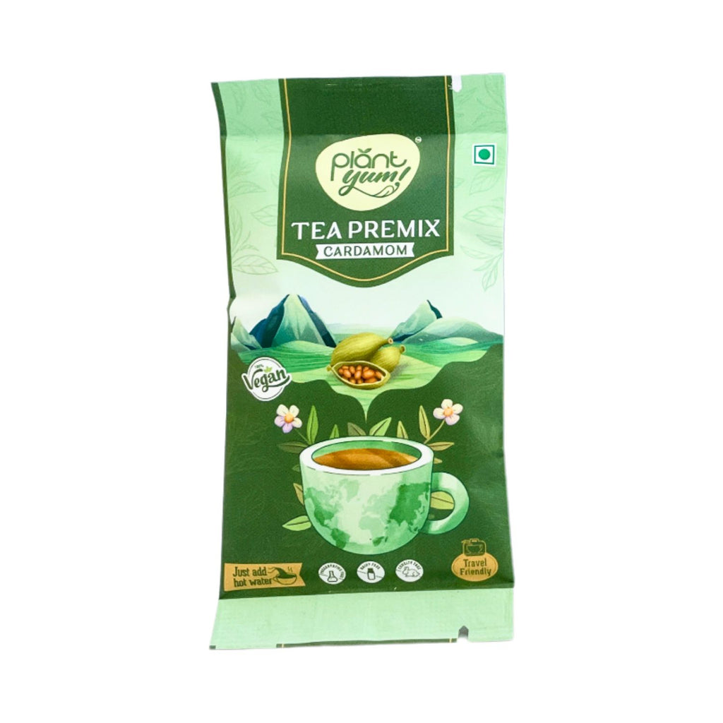 plant_yum_instant_tea_premix_cardamom_elaichi_vegan_pack_of_12_18g_216g_pack_front