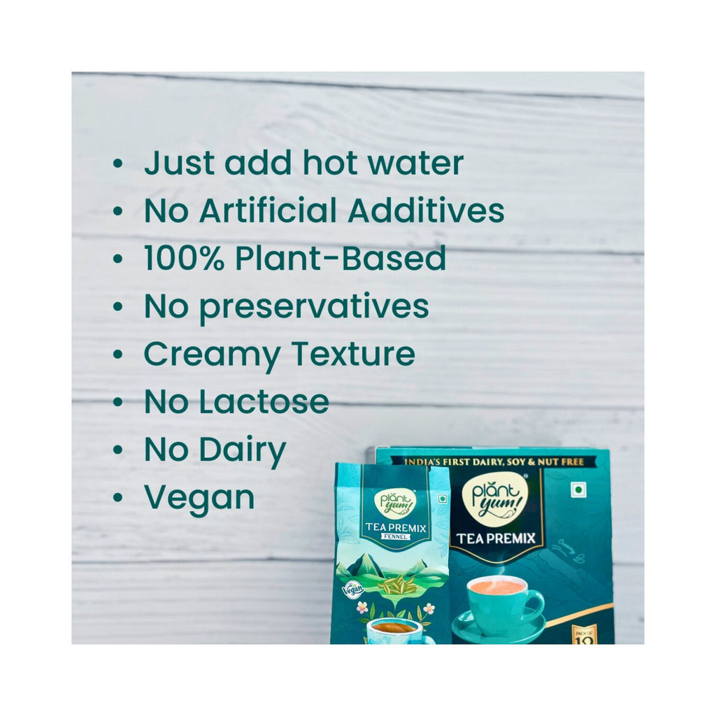 plant_yum_instant_tea_premix_fennel_saunf_vegan_pack_of_12_18g_216g_pack_front_benefits