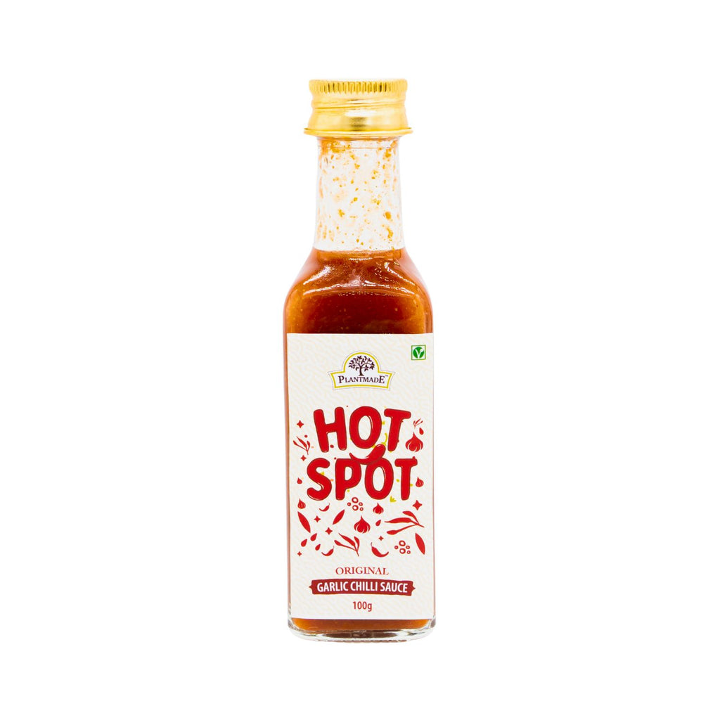 plantmade_hotspot_chilly_garlic_sauce_100g_bottle_front