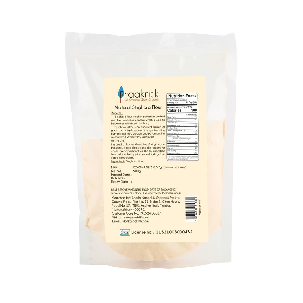 praakritik_natural_singhara_atta_500g_pack_back