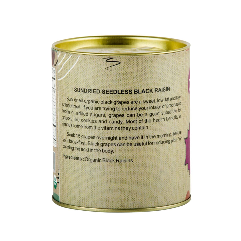 praakritik_organic_black_raisins_200g_tin_side