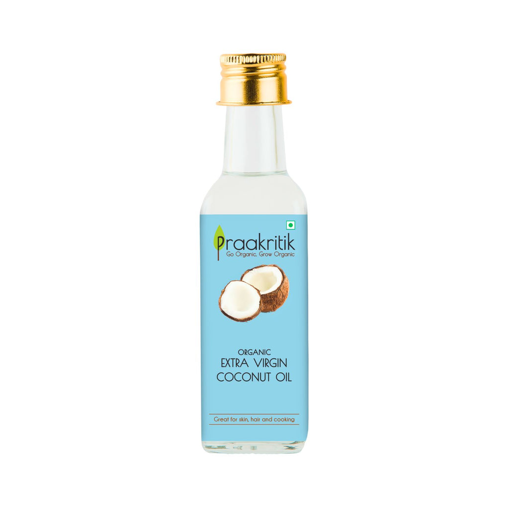 praakritik_organic_cold_pressed_extra_virgin_coconut_oil_100ml_new_bottle_front