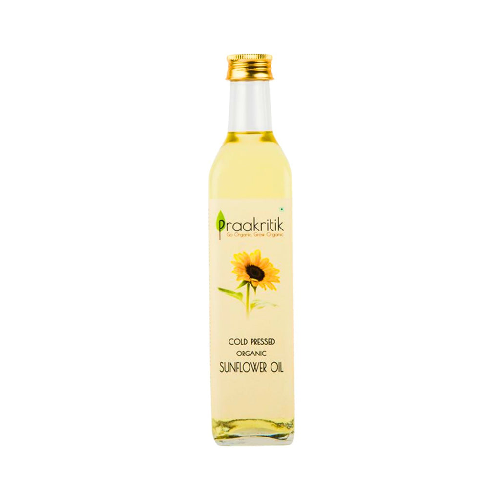 praakritik_organic_cold_pressed_sunflower_oil_500ml_bottle_front