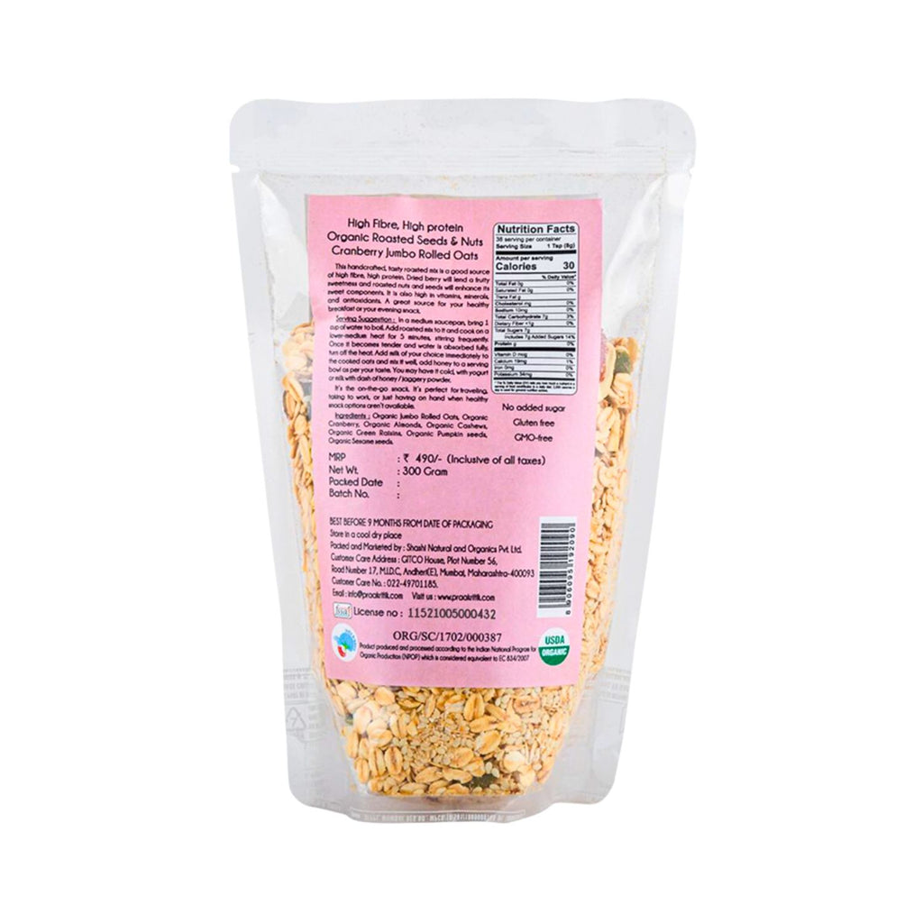 praakritik_organic_jumbo_oats_granola_cranberry_300g_pack_back