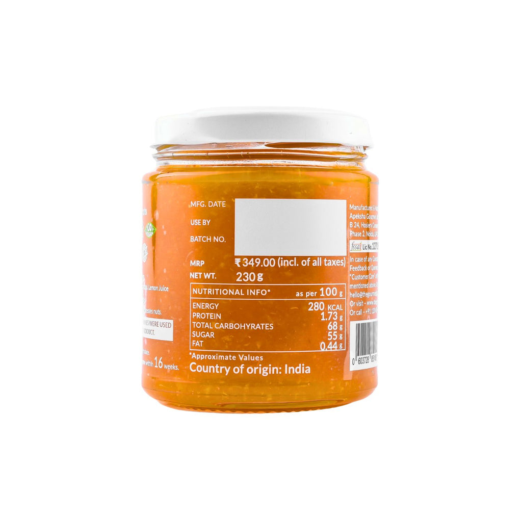 the_gourmet_jar_apricot_marmalade_230g_jar_nutrition