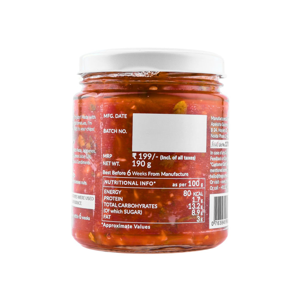 the_gourmet_jar_fresh_tomato_salsa_190g_jar_nutrition