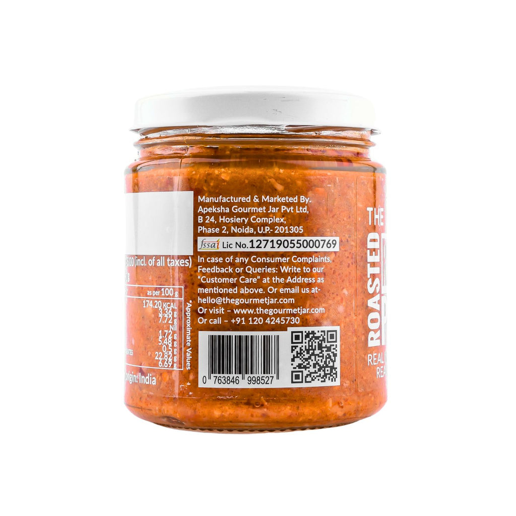the_gourmet_jar_roasted_red_pepper_pesto_with_chironji_seeds_190g_jar_back