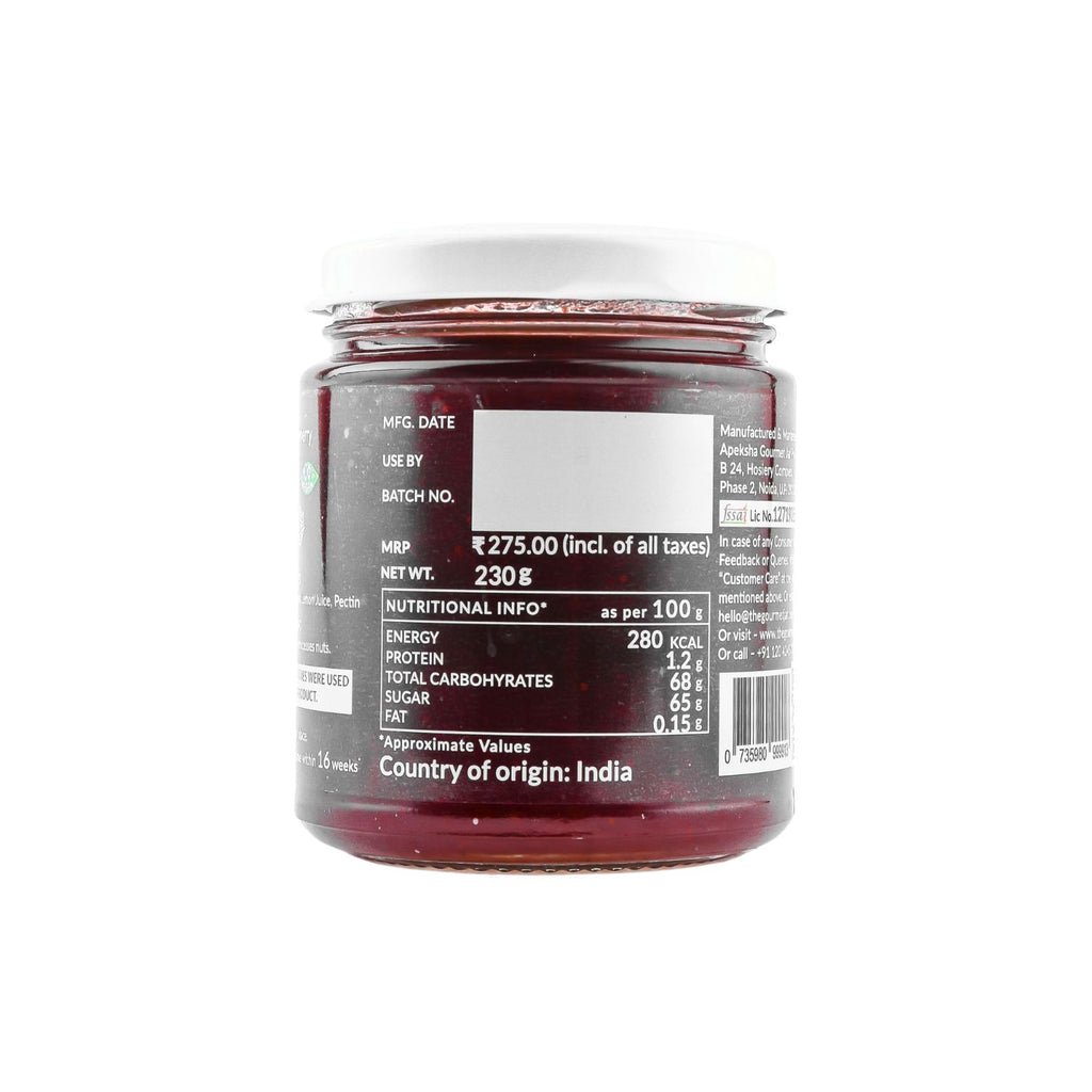 the_gourmet_jar_strawberry_preserve_230g_jar_nutrition