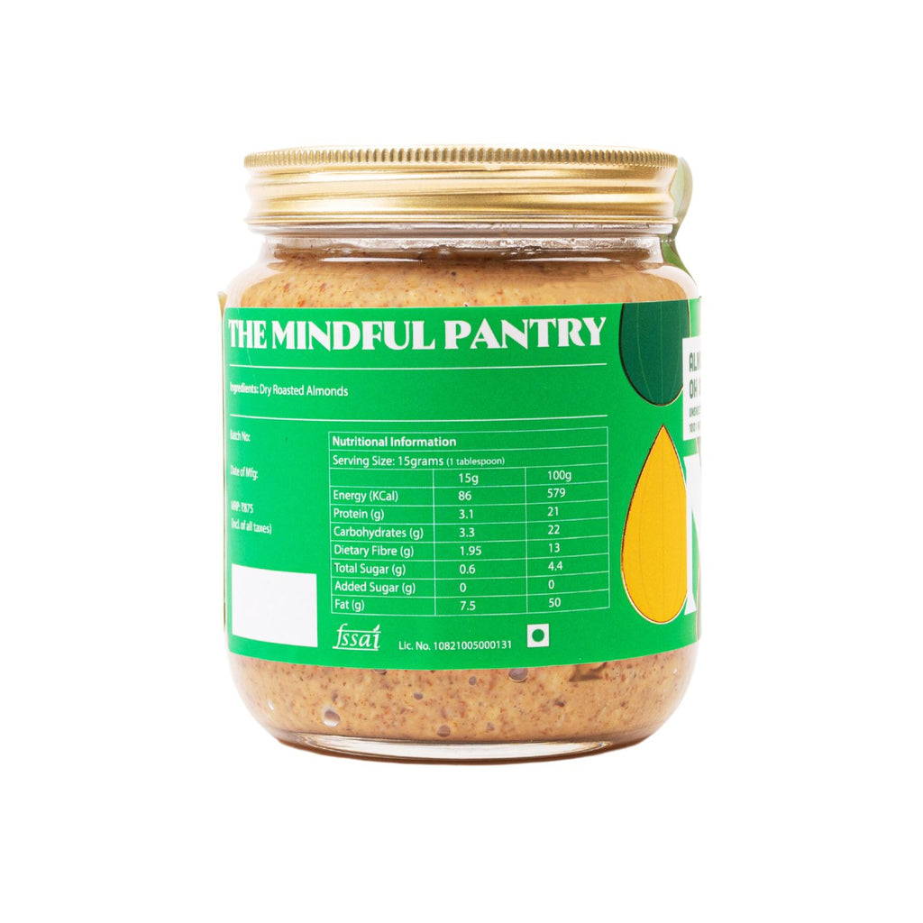 the_mindful_pantry_almond_butter_crunchy_530g_jar_side