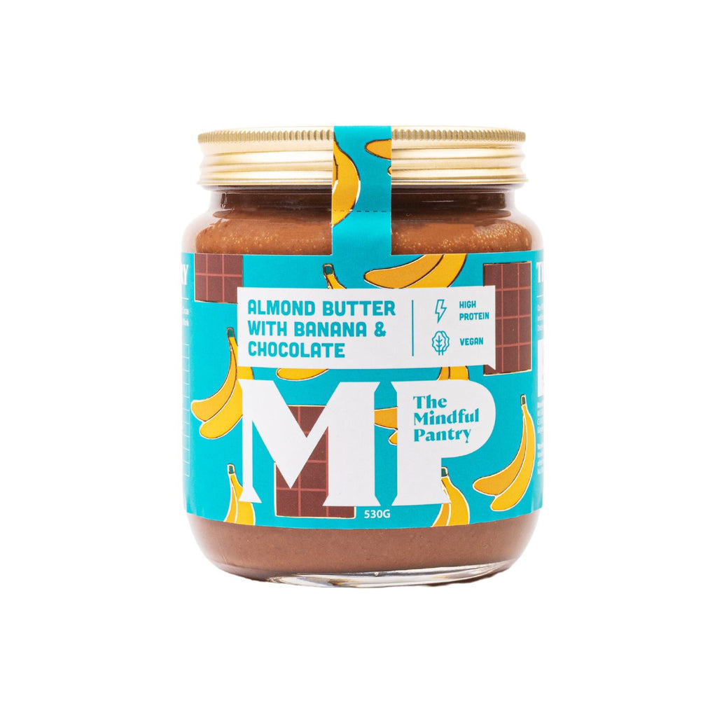 the_mindful_pantry_almond_butter_with_banana_and_chocolate_530g_jar_front