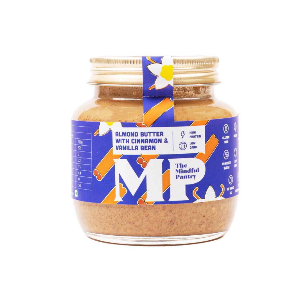 the_mindful_pantry_almond_butter_with_cinnamon_and_vanilla_bean_275g_jar_front