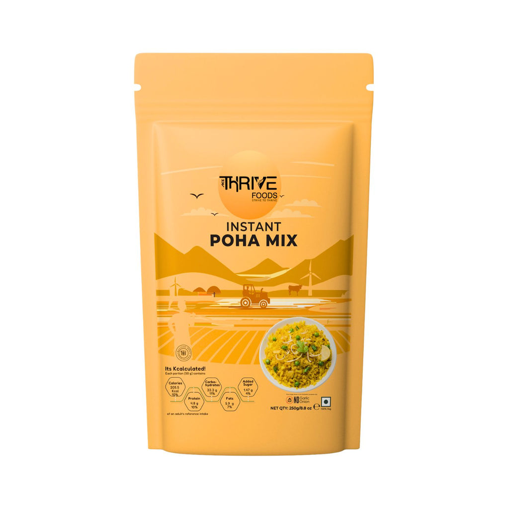 thrive_instant_poha_mix_vegan_250g_pack_front