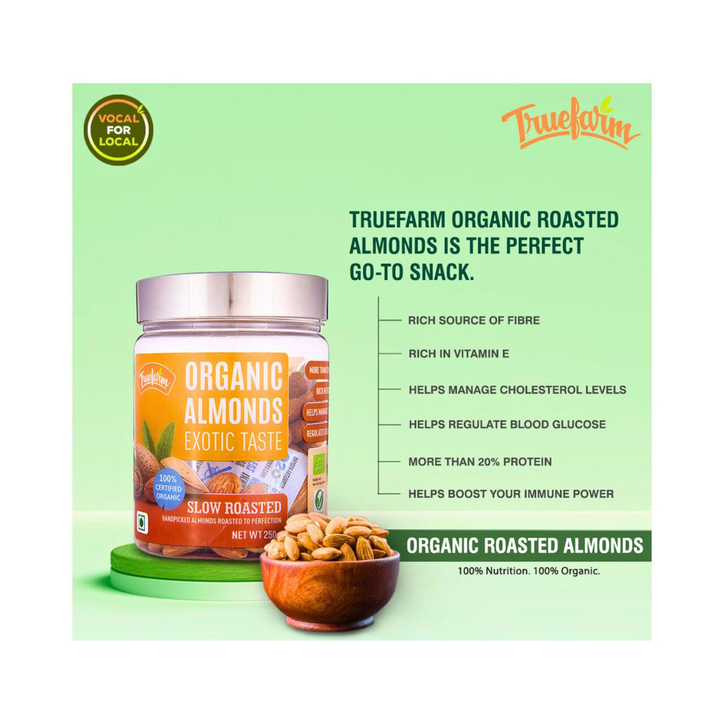 truefarm_organic_almonds_roasted_250g_tin_front_benefits